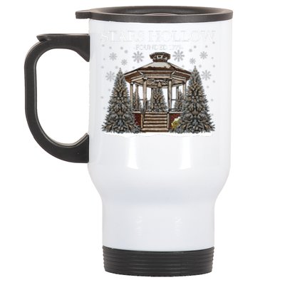 Stars Hollow Christmas Festival Christmas Tree Xmas Gilmore Stainless Steel Travel Mug