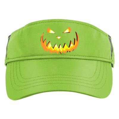 Scary Halloween Cute Gift Evil Grin Pumpkin Smile JackOLantern Cool Gift Adult Drive Performance Visor