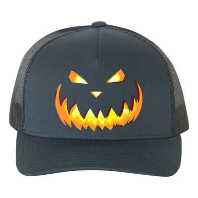 Scary Halloween Cute Gift Evil Grin Pumpkin Smile JackOLantern Cool Gift Yupoong Adult 5-Panel Trucker Hat