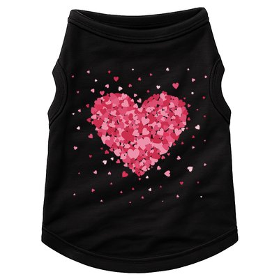 Scattered Heart Cute Valentines Day Gift Doggie Tank
