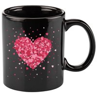 Scattered Heart Cute Valentines Day Gift 11oz C Handle Ceramic Mug