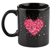 Scattered Heart Cute Valentines Day Gift 11oz C Handle Ceramic Mug
