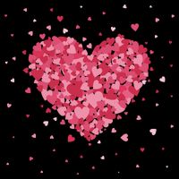 Scattered Heart Cute Valentines Day Gift 16 in Basic Backpack