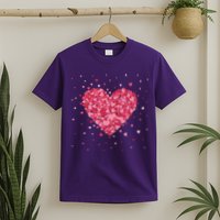 Scattered Heart Cute Valentines Day Gift T-Shirt
