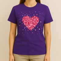 Scattered Heart Cute Valentines Day Gift T-Shirt