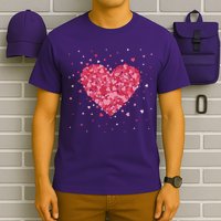 Scattered Heart Cute Valentines Day Gift T-Shirt