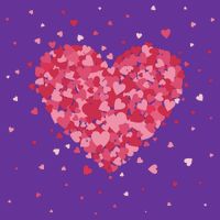 Scattered Heart Cute Valentines Day Gift T-Shirt