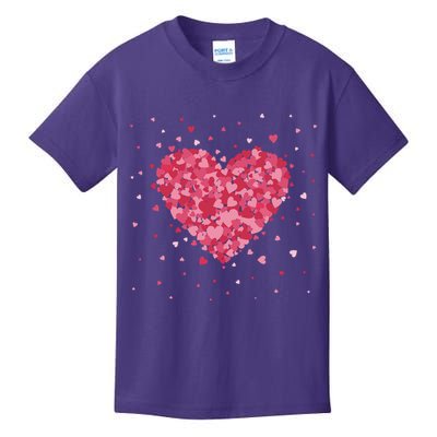 Scattered Heart Cute Valentines Day Gift Kids T-Shirt