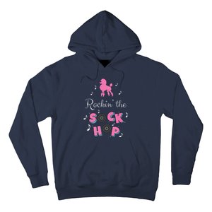 Sock Hop Costume Girl Women Pink Poodle Hoodie