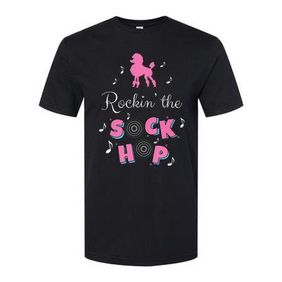 Sock Hop Costume Girl Women Pink Poodle Softstyle CVC T-Shirt