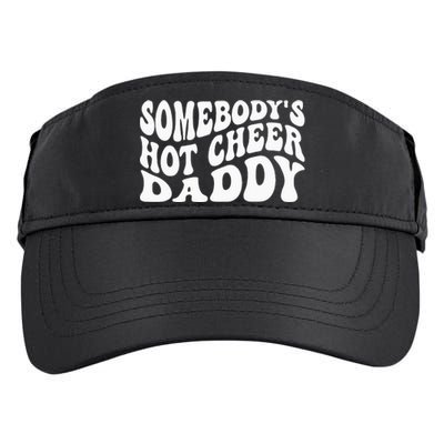 Somebodys hot cheer dad fathers day cheerleading competition Adult Drive Performance Visor