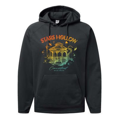 Stars Hollow Connecticut Est 1779 Performance Fleece Hoodie