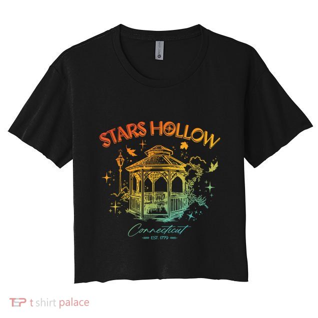 Stars Hollow Connecticut Est 1779 Crop Top