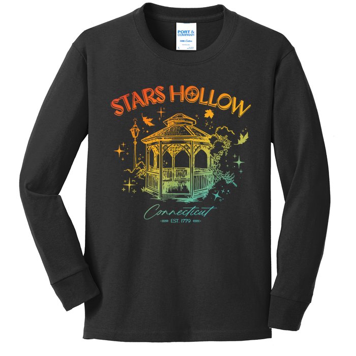 Stars Hollow Connecticut Est 1779 Kids Long Sleeve Shirt