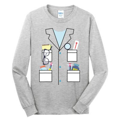 Scientist Halloween Costume Cute Chemist Science Tall Long Sleeve T-Shirt