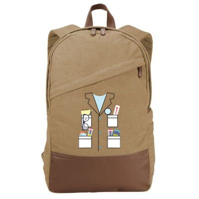 Scientist Halloween Costume Cute Chemist Science Cotton Canvas Backpack
