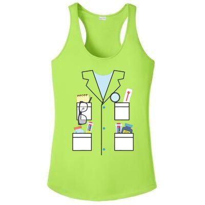 Scientist Halloween Costume Cute Chemist Science Ladies PosiCharge Competitor Racerback Tank