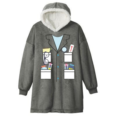 Scientist Halloween Costume Cute Chemist Science Hooded Wearable Blanket