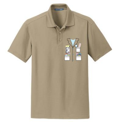 Scientist Halloween Costume Cute Chemist Science Dry Zone Grid Polo