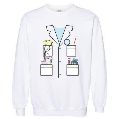 Scientist Halloween Costume Cute Chemist Science Garment-Dyed Sweatshirt