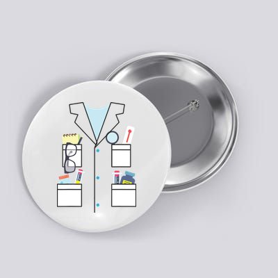 Scientist Halloween Costume Cute Chemist Science Button