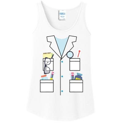 Scientist Halloween Costume Cute Chemist Science Ladies Essential Tank