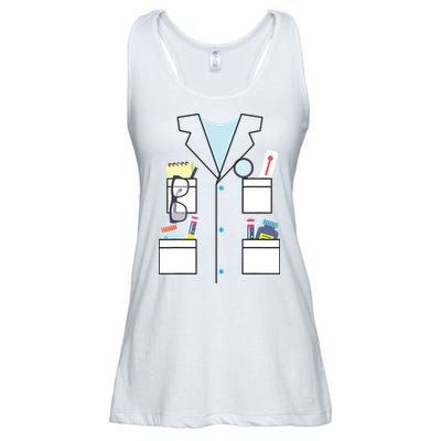 Scientist Halloween Costume Cute Chemist Science Ladies Essential Flowy Tank