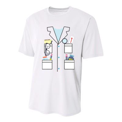 Scientist Halloween Costume Cute Chemist Science Youth Performance Sprint T-Shirt