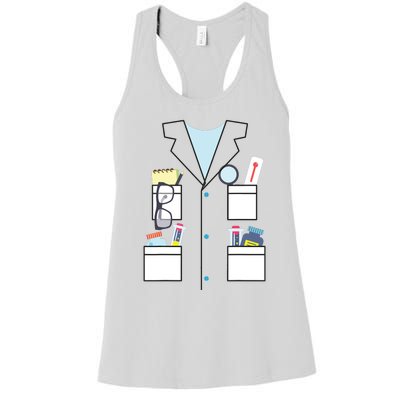 Scientist Halloween Costume Cute Chemist Science Women's Racerback Tank