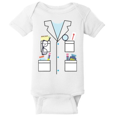 Scientist Halloween Costume Cute Chemist Science Baby Bodysuit