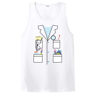 Scientist Halloween Costume Cute Chemist Science PosiCharge Competitor Tank