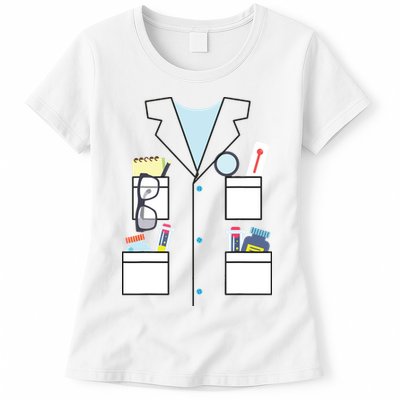 Scientist Halloween Costume Cute Chemist Science Womens T-Shirt