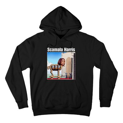 Scamala Harris Communism Trojan Horse Funny Trump 2024 Hoodie