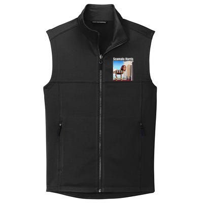 Scamala Harris Communism Trojan Horse Funny Trump 2024 Collective Smooth Fleece Vest