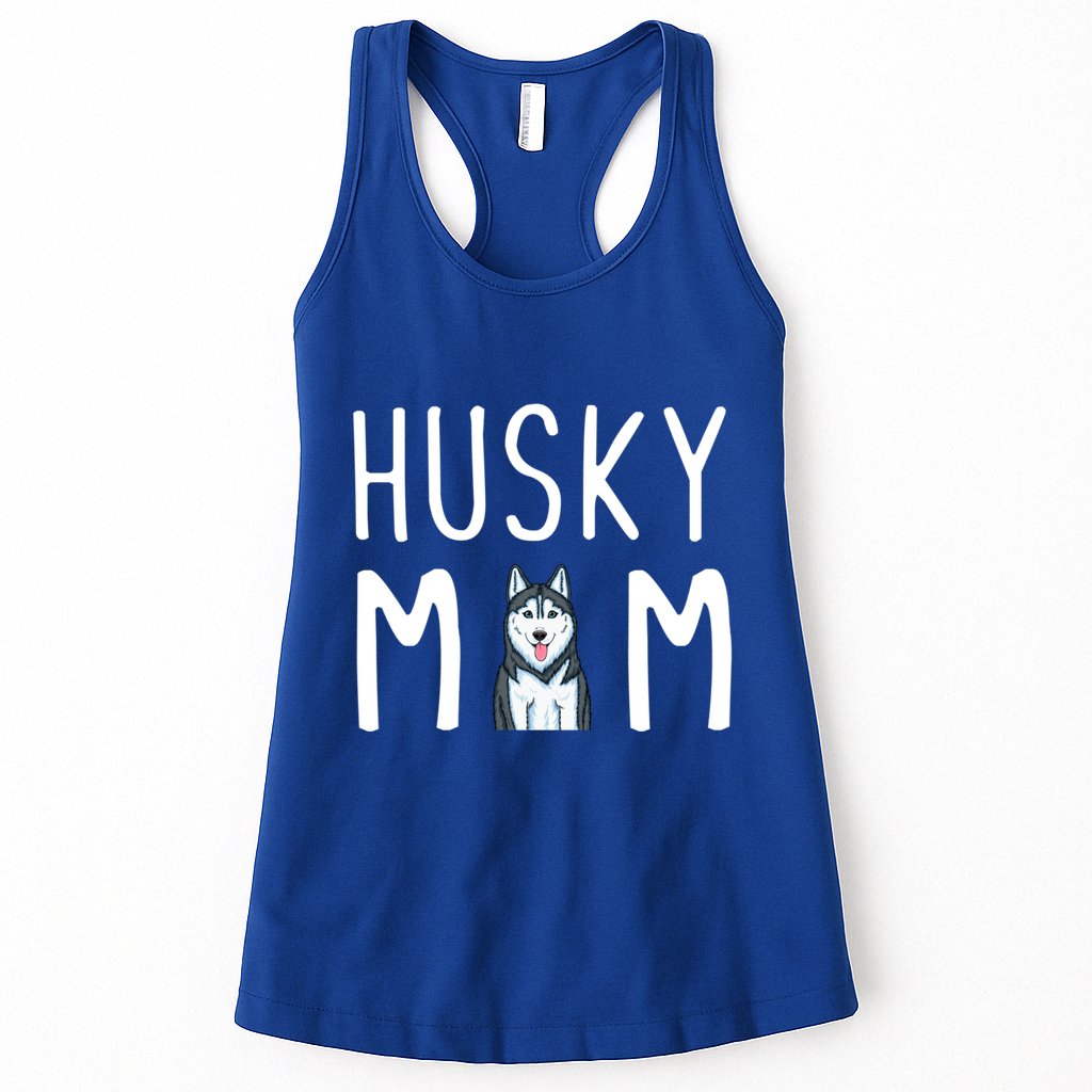 Siberian Husky Dog Mama Husky Mom Gift Womens Tank Top