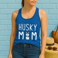 Siberian Husky Dog Mama Husky Mom Gift Womens Tank Top