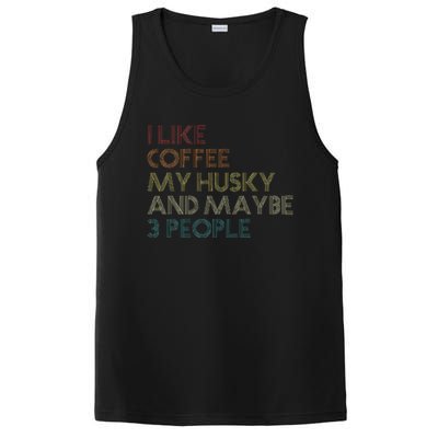 Siberian Husky Dog Owner Coffee Lovers PosiCharge Competitor Tank