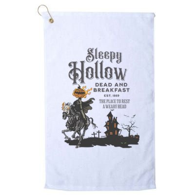 Sleepy Hollow Dead And Breakfast Scary Horror Halloween Platinum Collection Golf Towel