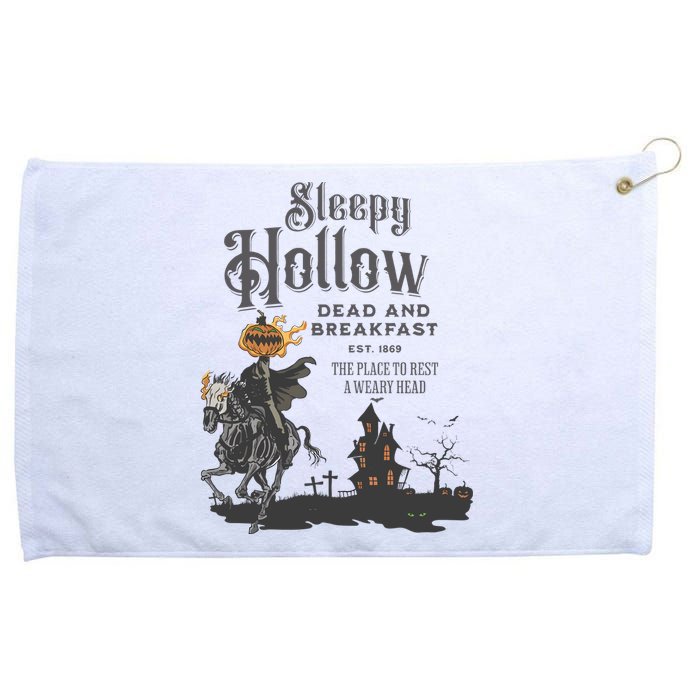 Sleepy Hollow Dead And Breakfast Scary Horror Halloween Grommeted Golf Towel