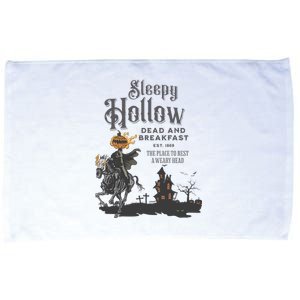 Sleepy Hollow Dead And Breakfast Scary Horror Halloween Microfiber Hand Towel