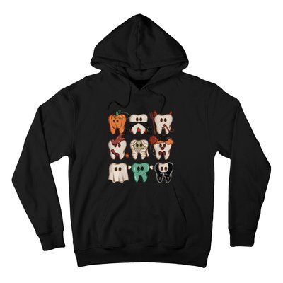 Spooky Halloween Dentist Funny Teeth Crewneck Halloween Hoodie