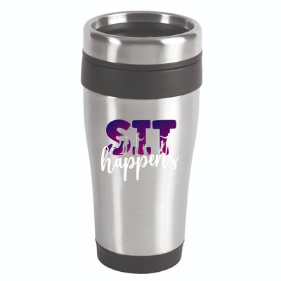 Sit Happens Dog Trainer Dog Training Funny Gift 16oz Travel Tumbler