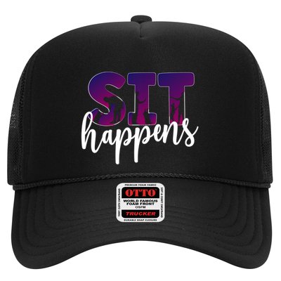 Sit Happens Dog Trainer Dog Training Funny Gift Trucker Hat