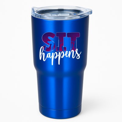 Sit Happens Dog Trainer Dog Training Funny Gift Tumbler