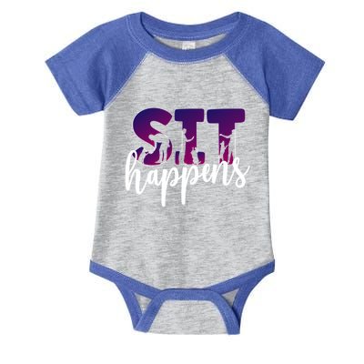 Sit Happens Dog Trainer Dog Training Funny Gift Infant Baby Jersey Bodysuit