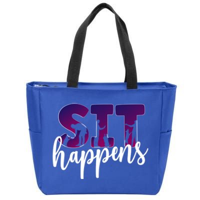 Sit Happens Dog Trainer Dog Training Funny Gift Zip Tote Bag