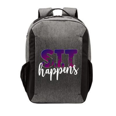 Sit Happens Dog Trainer Dog Training Funny Gift Vector Backpack