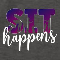 Sit Happens Dog Trainer Dog Training Funny Gift Vector Backpack