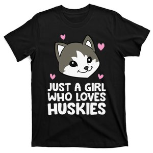 Siberian Husky Dog Just a Who Loves Huskies T-Shirt