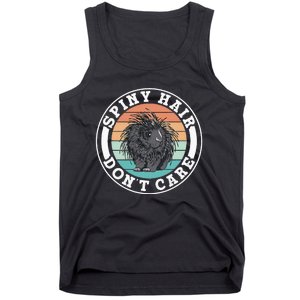 Spiny Hair Dont Care Porcupine Animal Cute Porcupines Tank Top